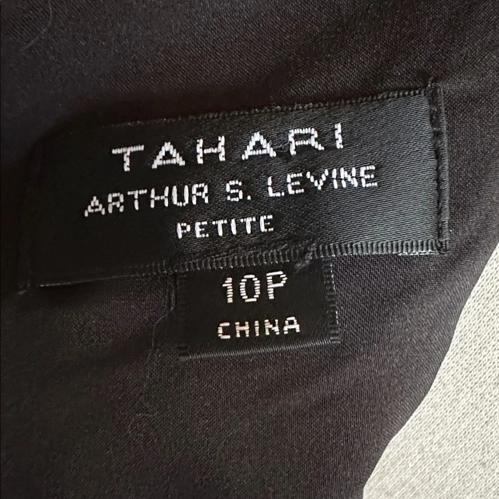 Tahari Arthur S. Levine Metallic Tweed Sleeveless A-Line Dress – Women’s sz 10P
